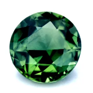 0.48ct Certified Natural Green Sapphire