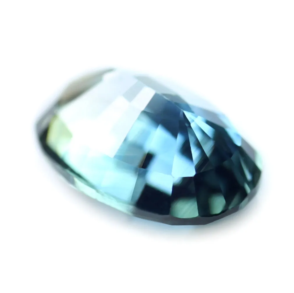 0.55ct Certified Natural Teal Sapphire