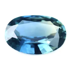 0.55ct Certified Natural Teal Sapphire