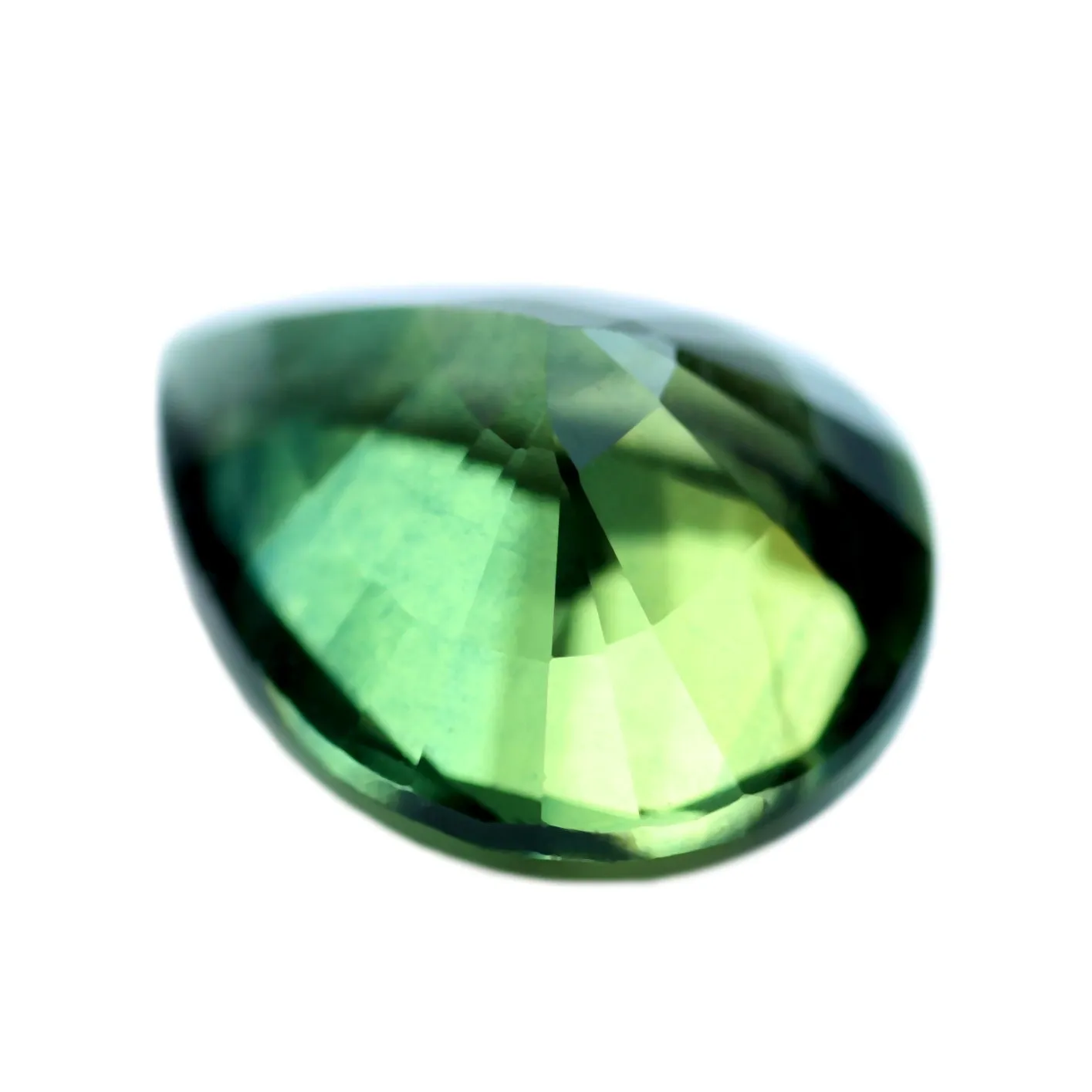 0.67ct Certified Natural Green Sapphire