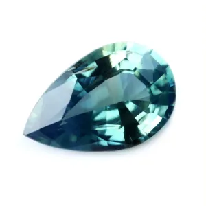 0.69ct Certified Natural Teal Sapphire