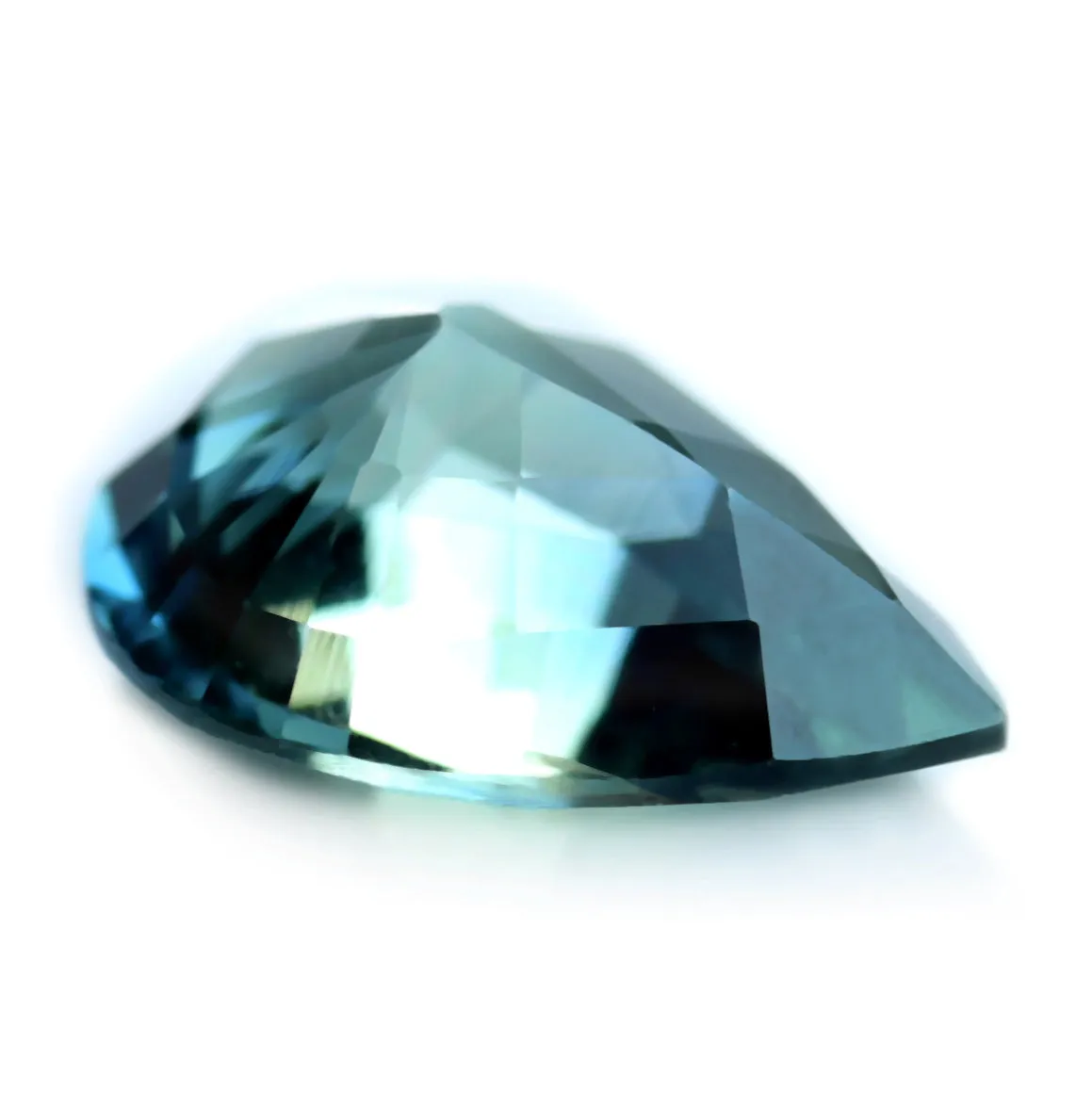 0.73ct Certified Natural Teal Sapphire