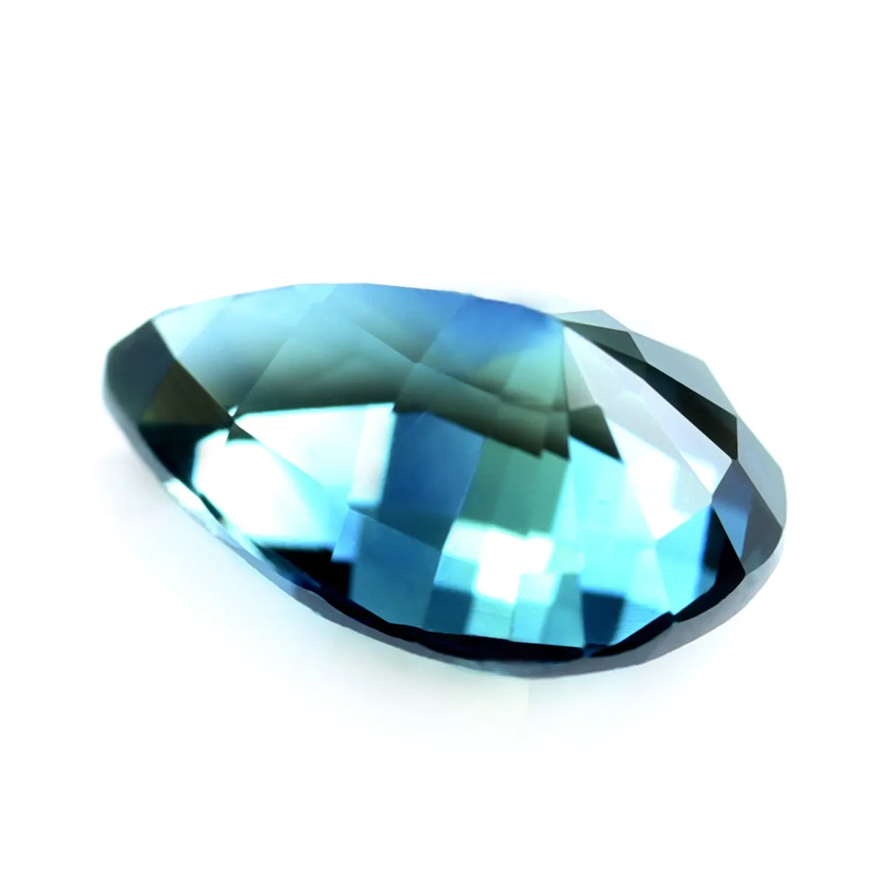 0.73ct Certified Natural Teal Sapphire