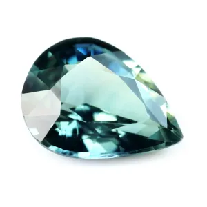 0.73ct Certified Natural Teal Sapphire