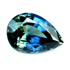 0.73ct Certified Natural Teal Sapphire