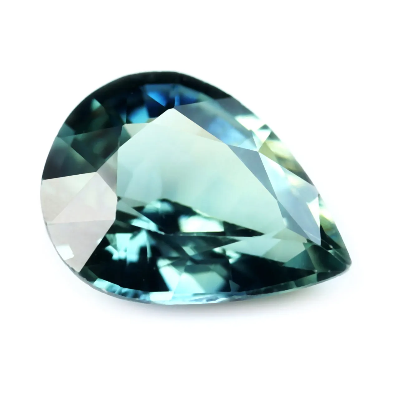 0.73ct Certified Natural Teal Sapphire