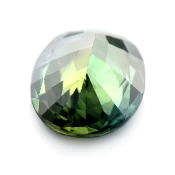 0.74 ct Certified Natural Green Sapphire