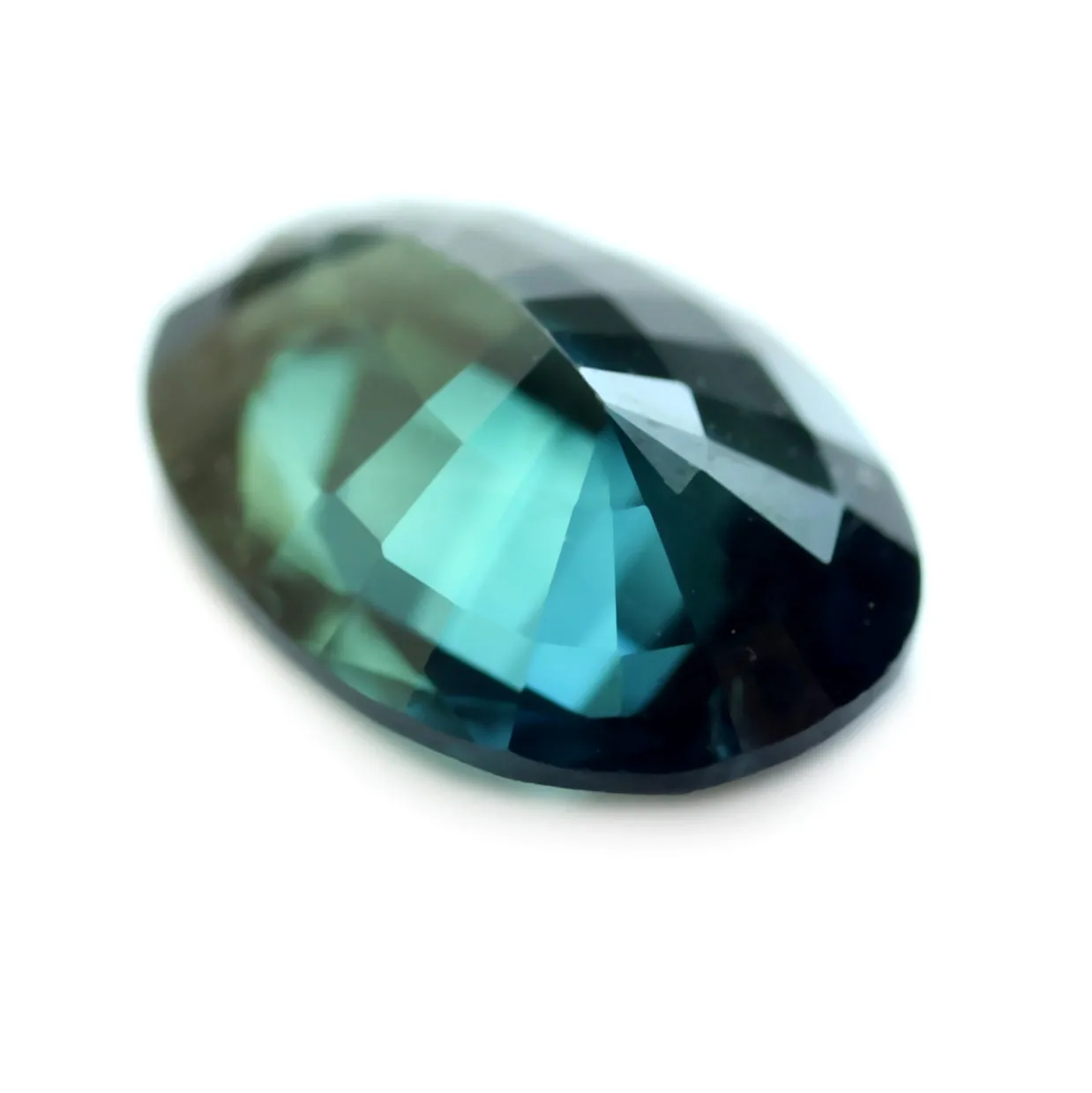 0.75ct Certified Natural Teal Sapphire