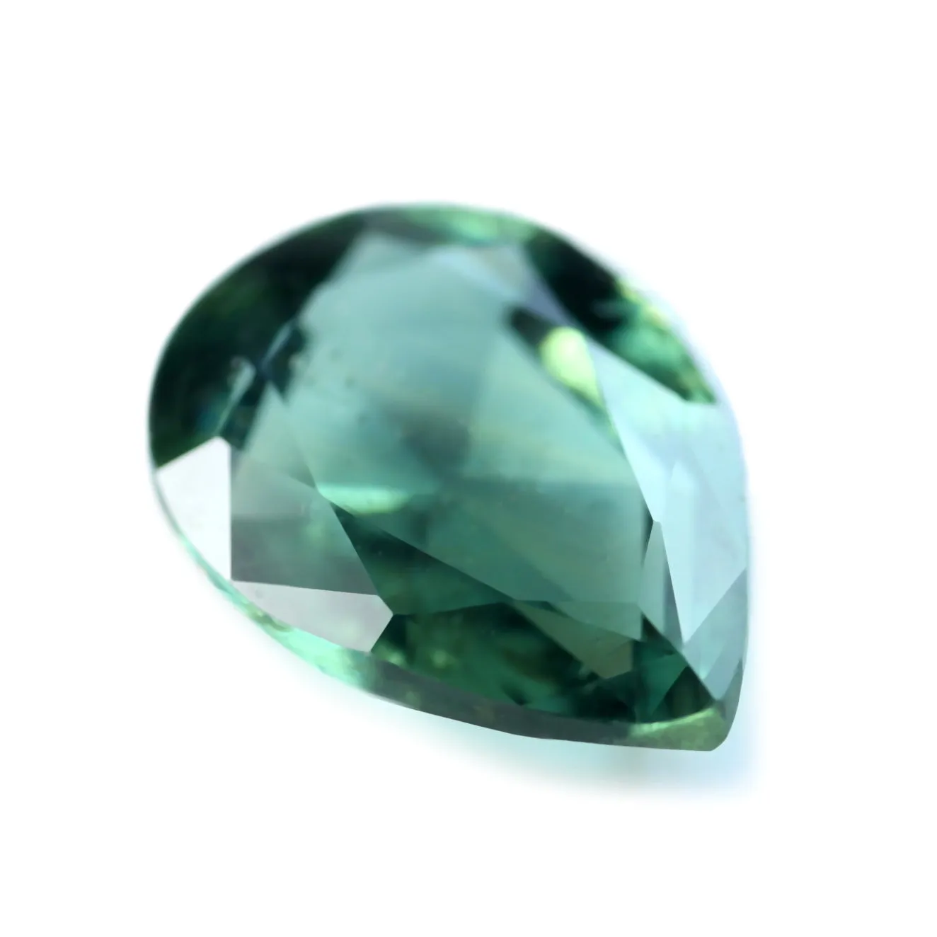 0.77ct Certified Natural Teal Sapphire