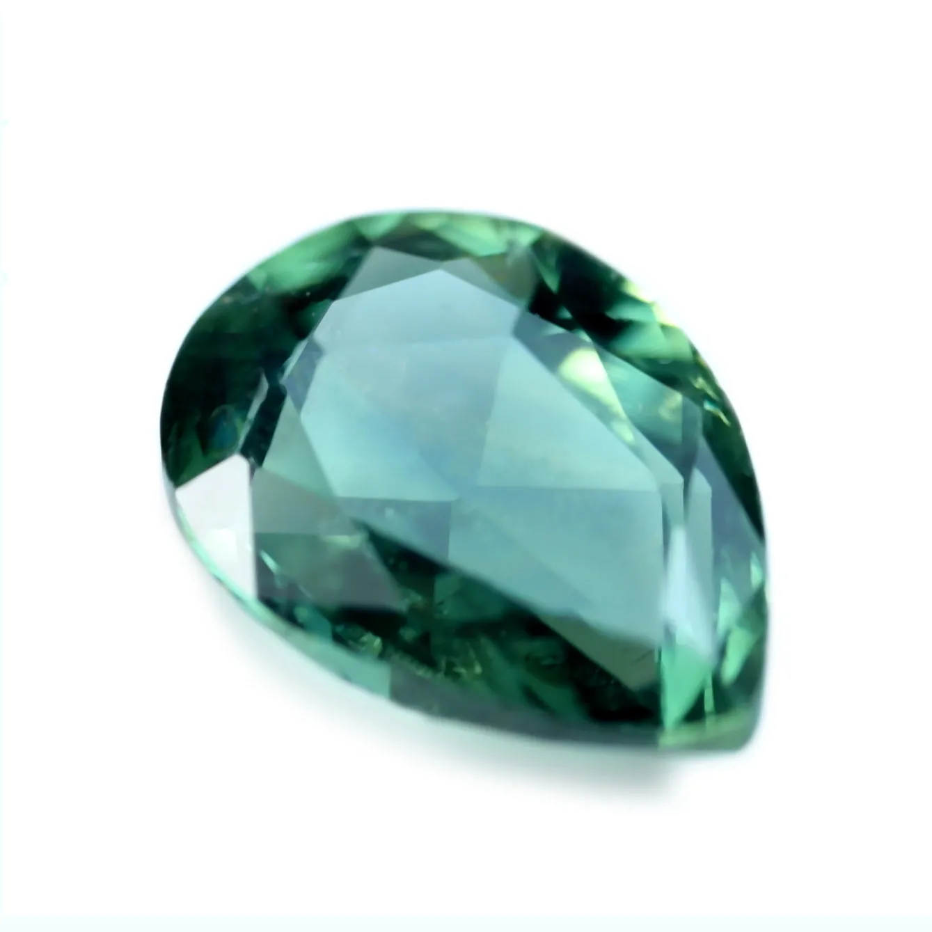 0.77ct Certified Natural Teal Sapphire