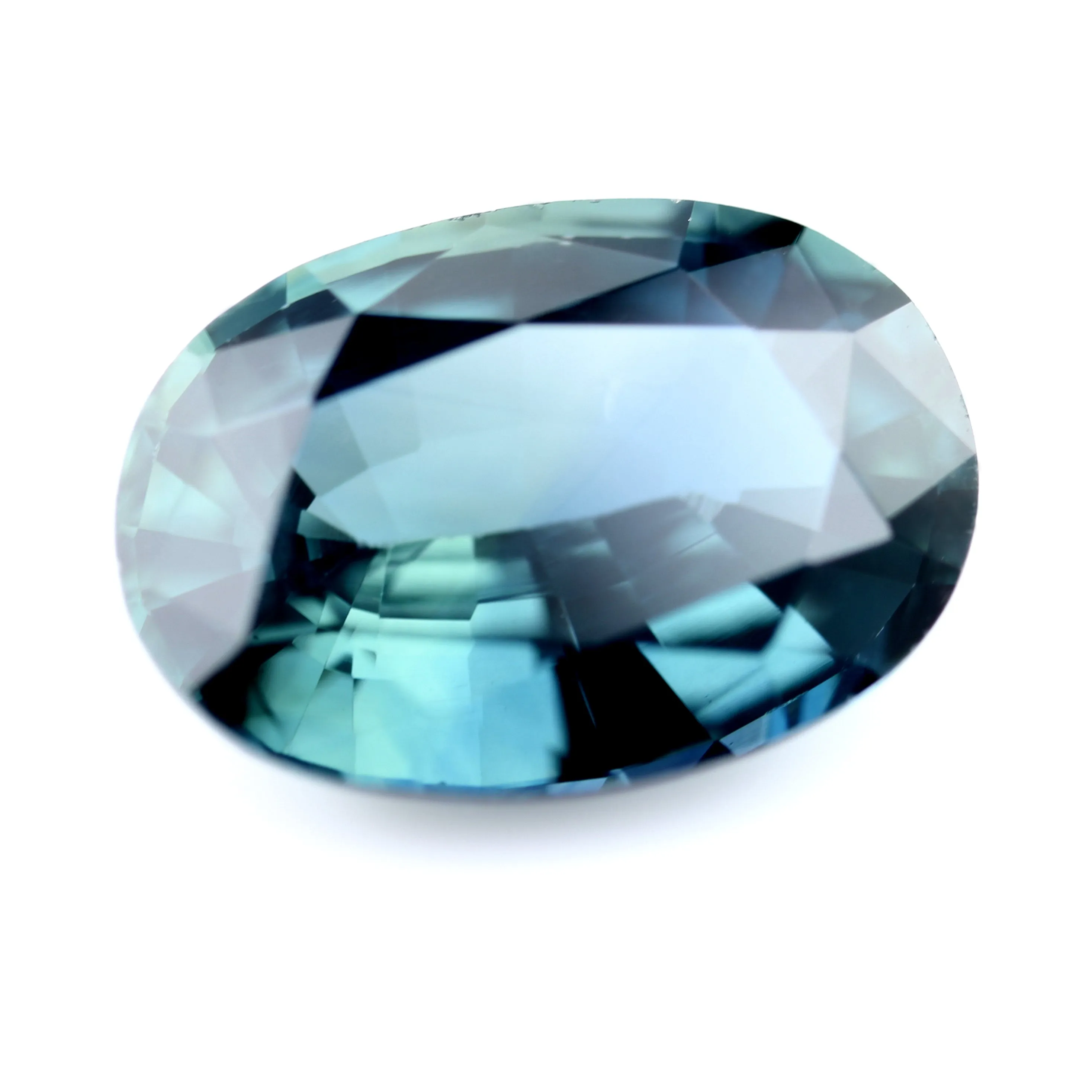 0.80ct Certified Natural Teal Sapphire