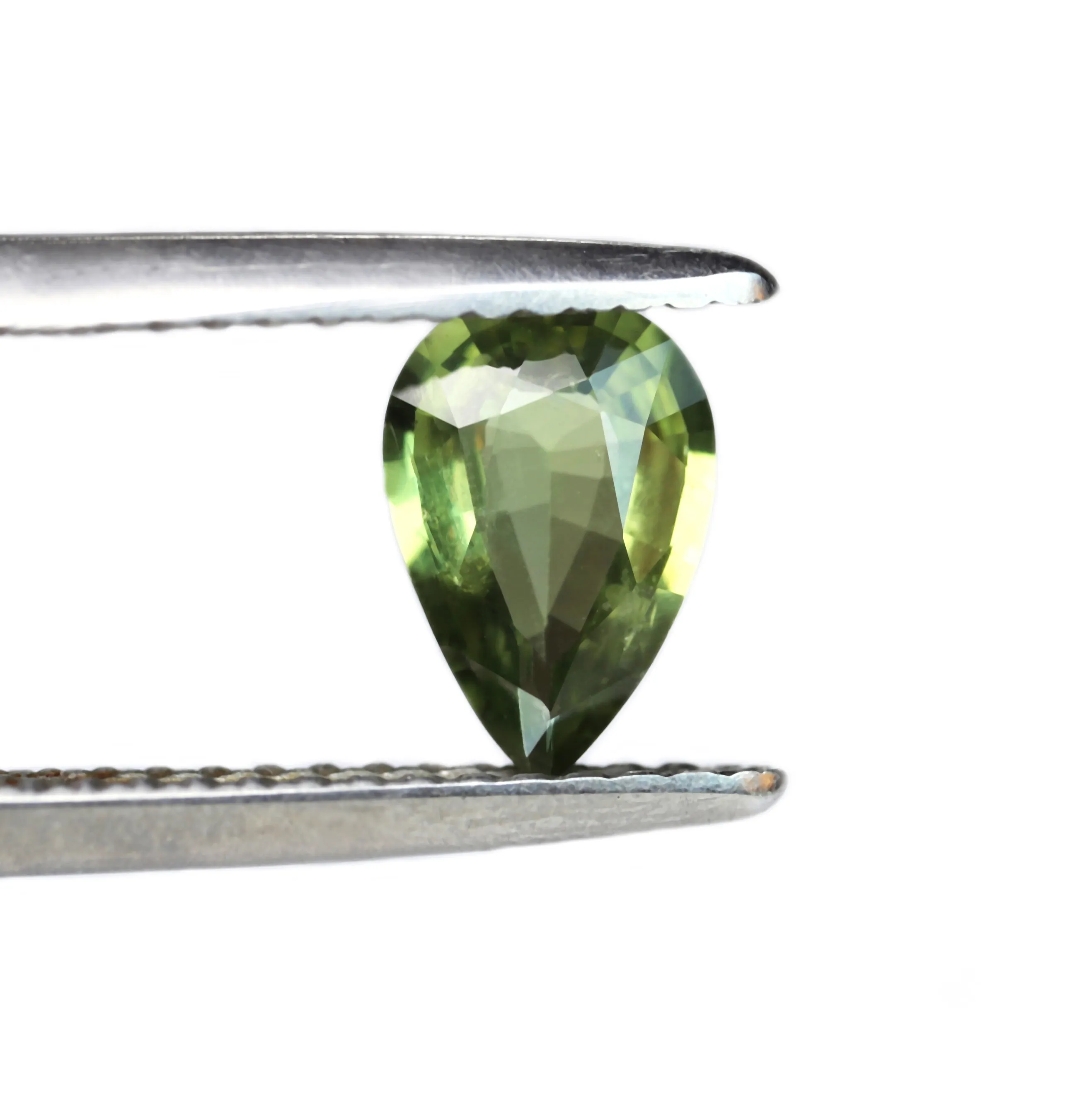 0.81ct Certified Natural Green Sapphire