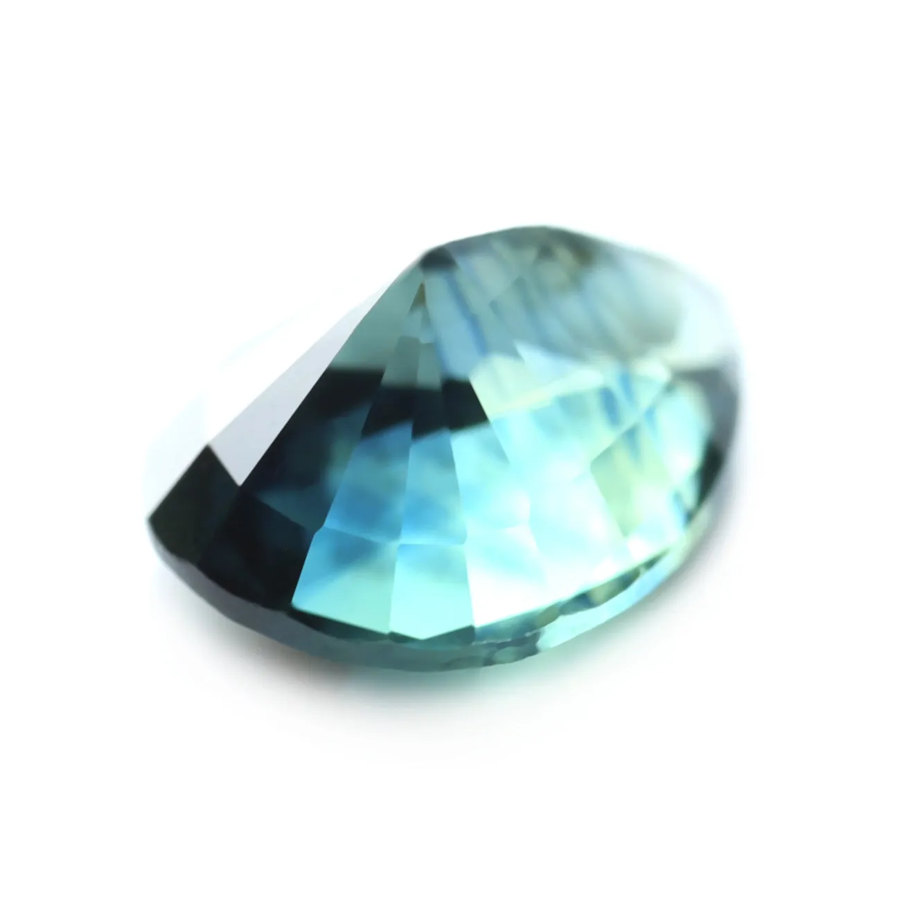 0.86ct Certified Natural Teal Sapphire