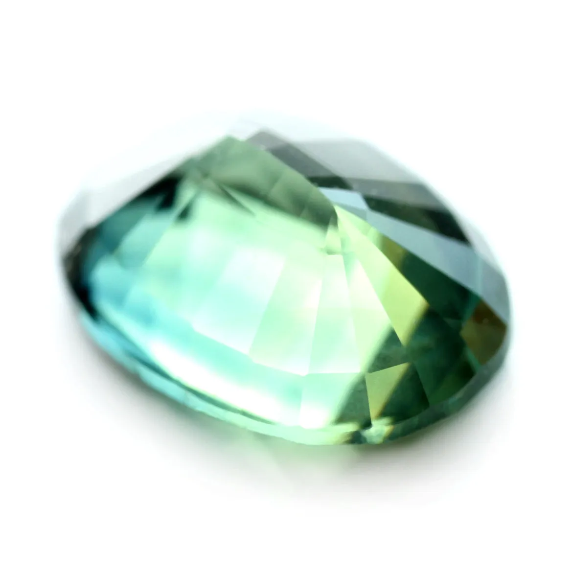 0.92ct Certified Natural Green Sapphire