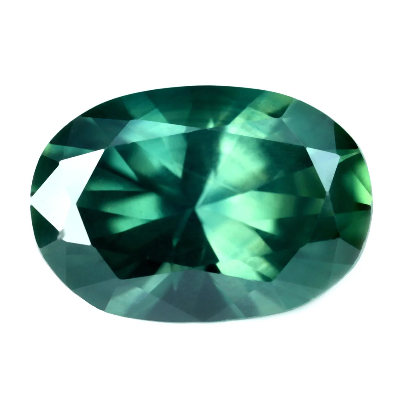 0.95ct Certified Natural Teal Sapphire