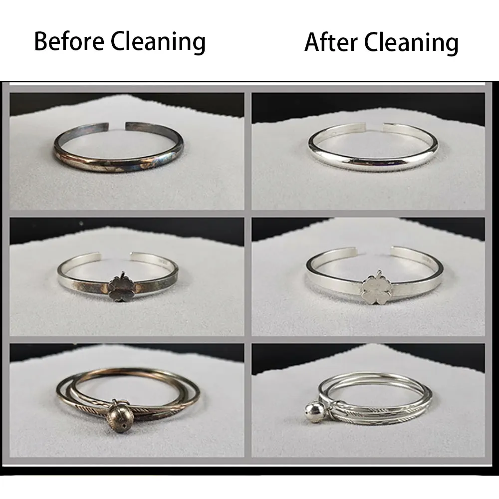 10-Pack Jewelry Cleaning Polishing Cloth Instant Shine Protects Gold Silver Brass
