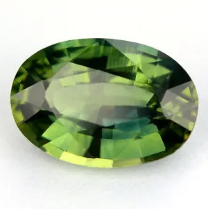 1.05ct Certified Natural Green Sapphire