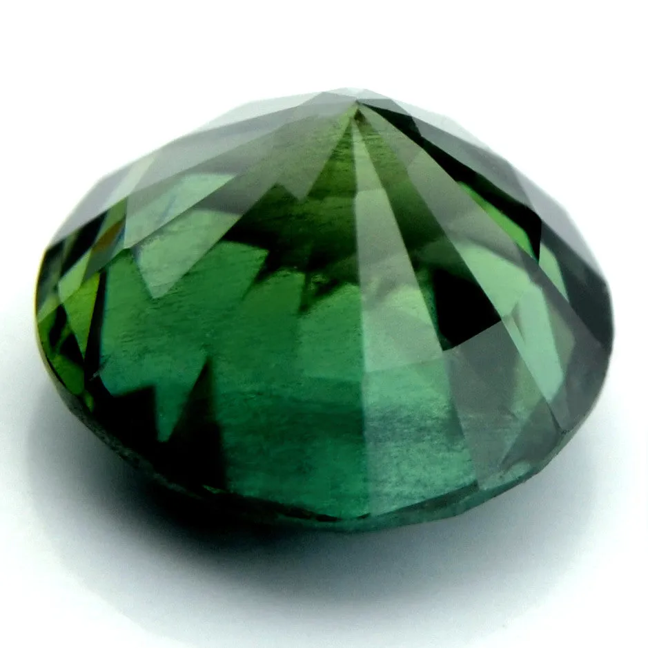 1.12 ct Certified Natural Green Sapphire