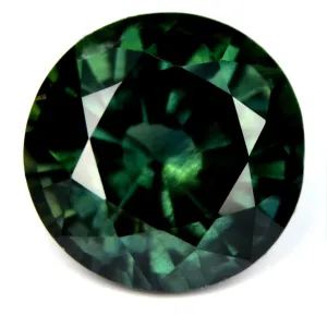 1.12 ct Certified Natural Green Sapphire