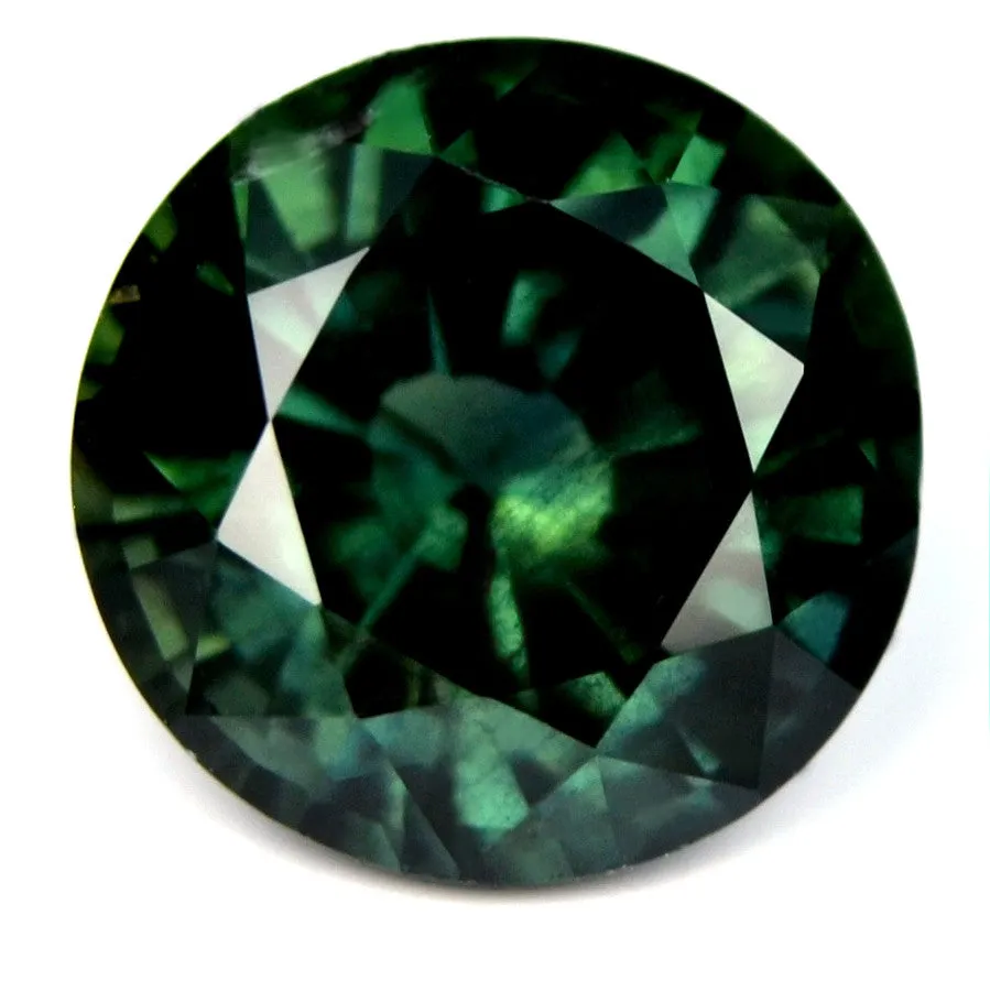 1.12 ct Certified Natural Green Sapphire