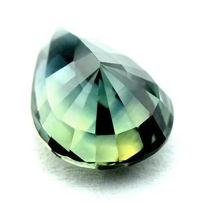 1.12ct Certified Natural Green Sapphire
