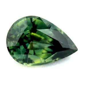 1.12ct Certified Natural Green Sapphire