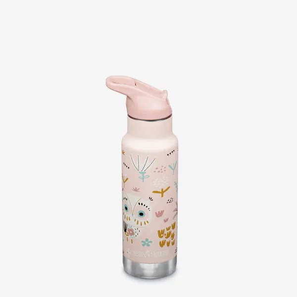 12 oz Kid's Insulated Bottle w. Flip Seal Sport Cap and Straw