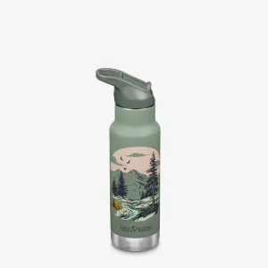 12 oz Kid's Insulated Bottle w. Flip Seal Sport Cap and Straw