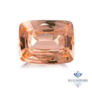1.22 ct. Cushion Peachy Pink Sapphire