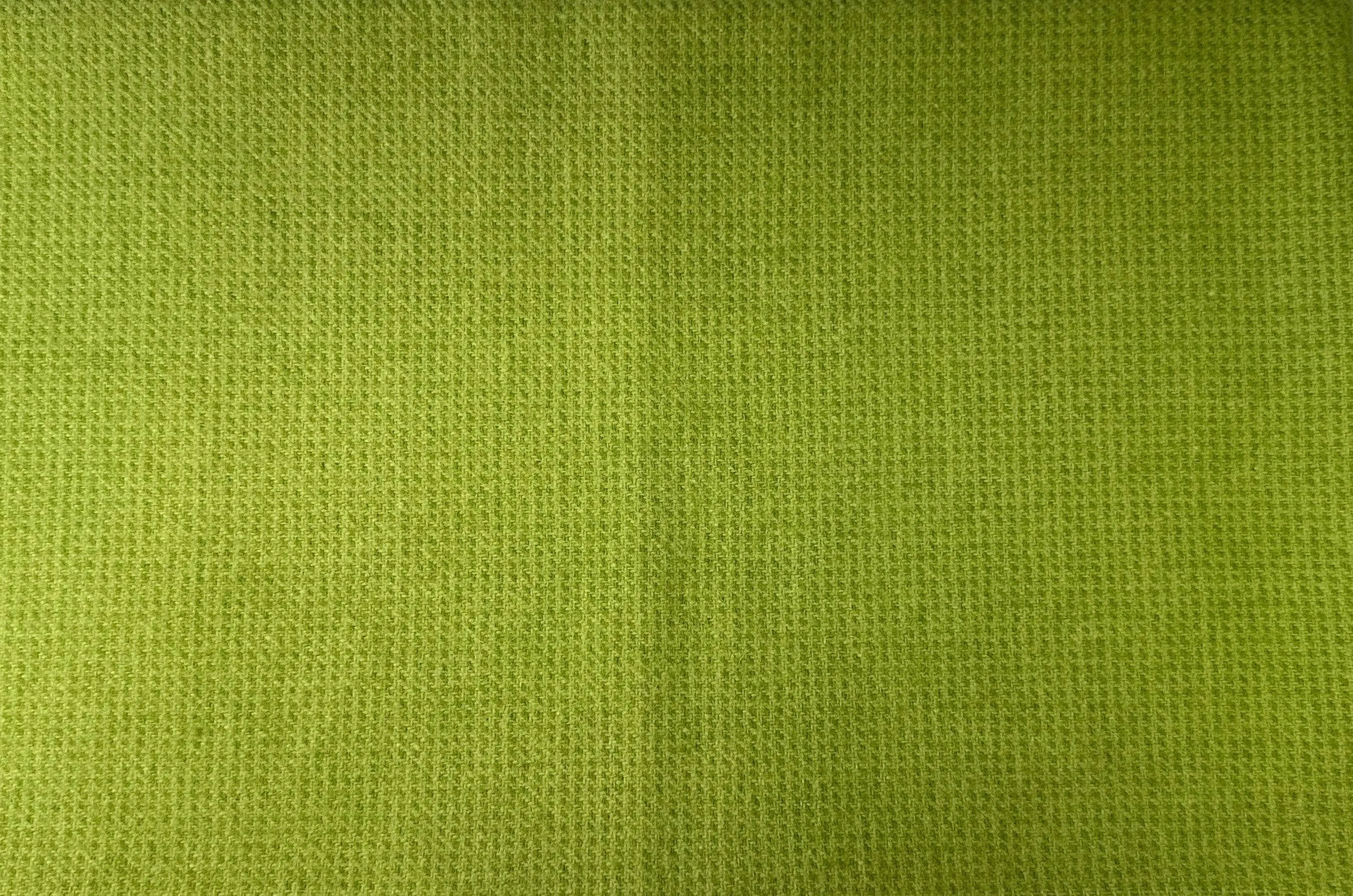 $14 European Plaid Wool Cloth Swatch - Chartreuse Envy