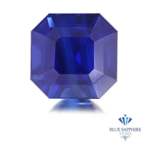 1.54 ct. Emerald Cut Blue Sapphire