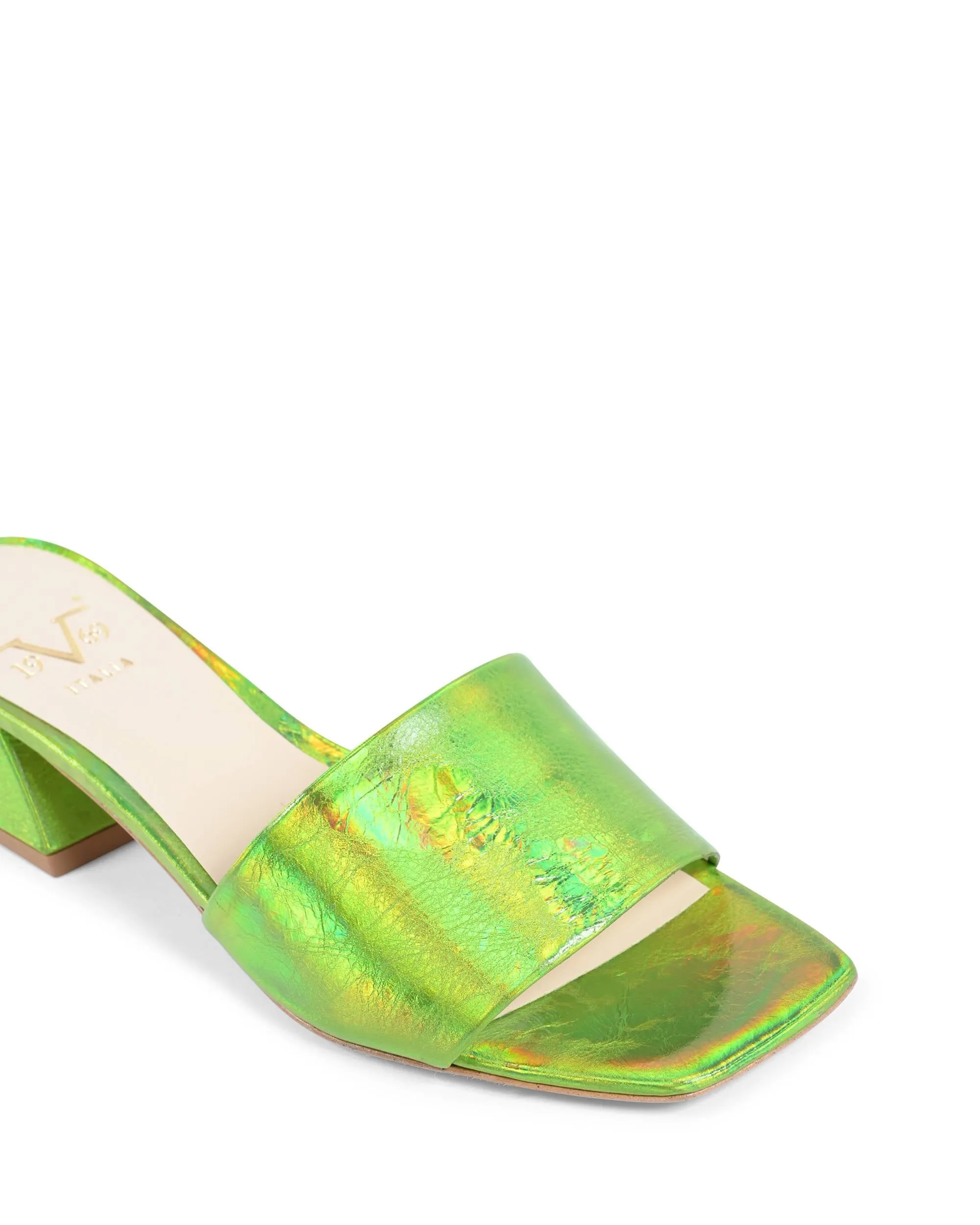 19V69 Italia Womens Sandal Green NEPER KID NAPLAK VERDE MELA