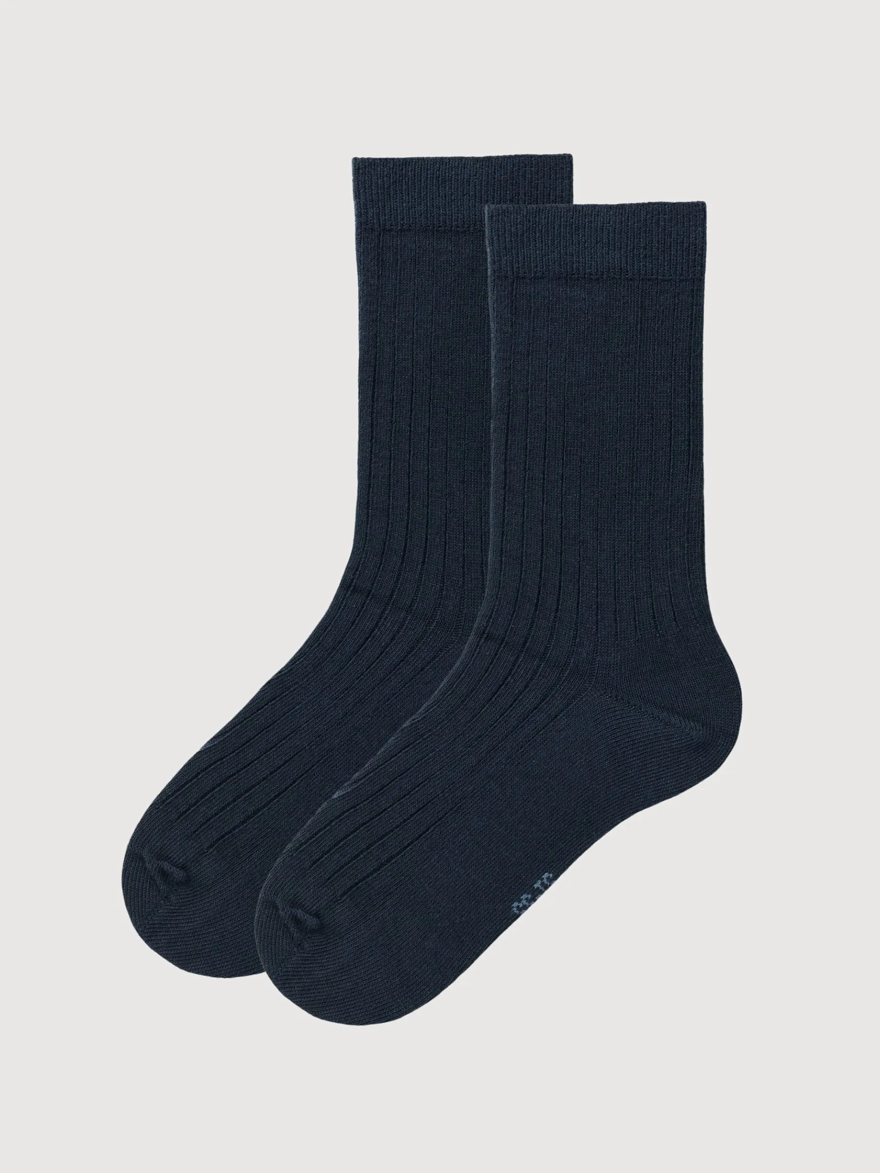 2 Packs Socks Dark Blue | People Wear Organic