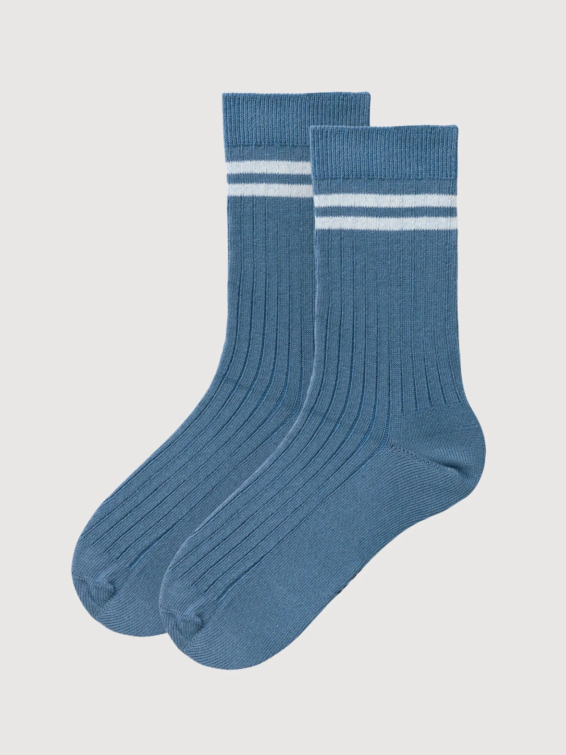 2 Packs Socks Dark Blue | People Wear Organic