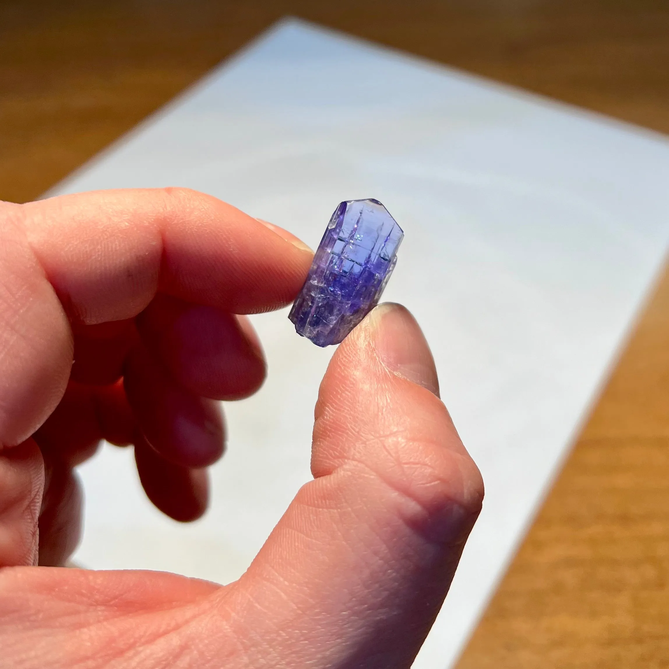 22.5ct Tanzanite Crystal from Tanzania