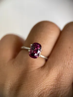 2.53 ct. Cushion Purple Sapphire