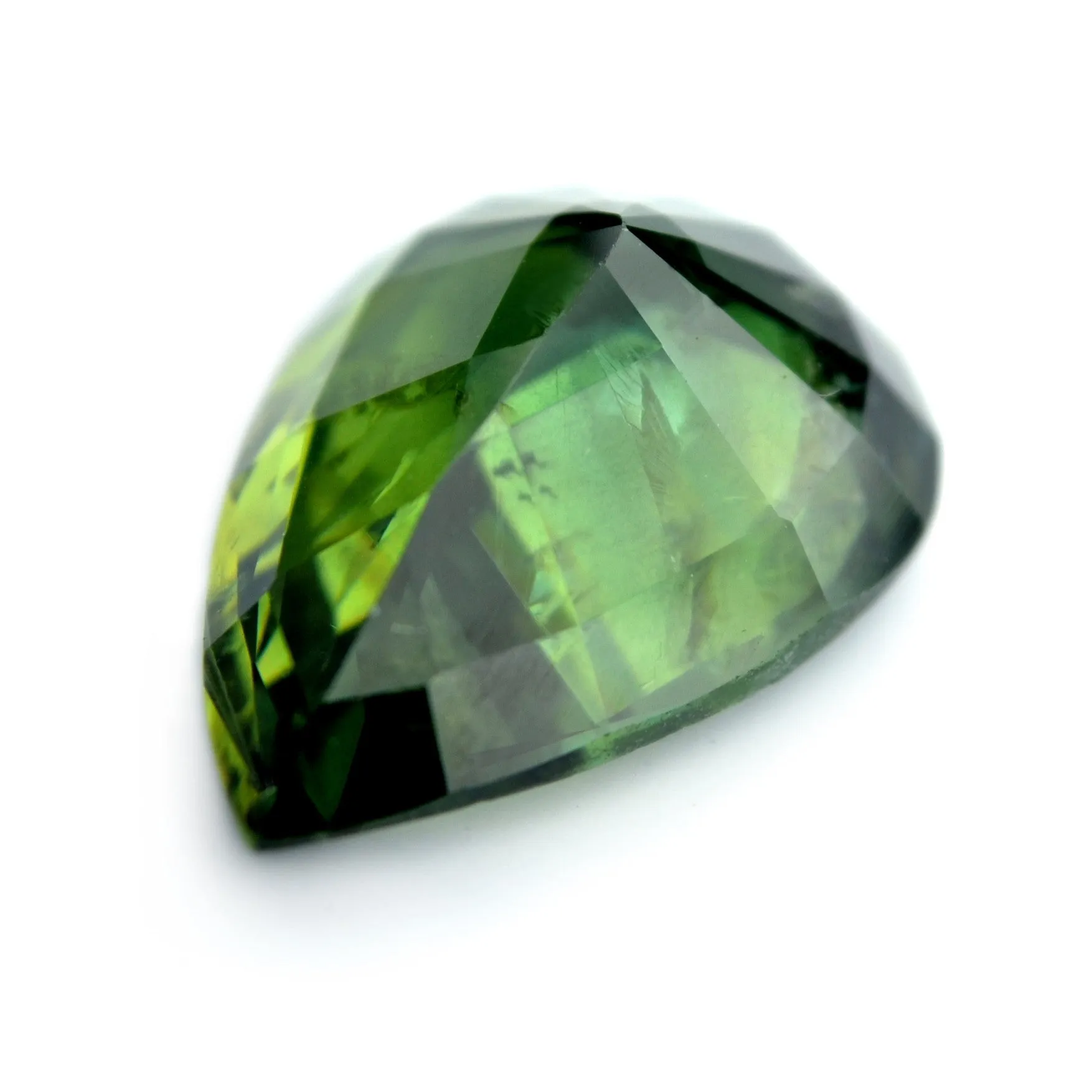 3.89ct Certified Natural Green Sapphire