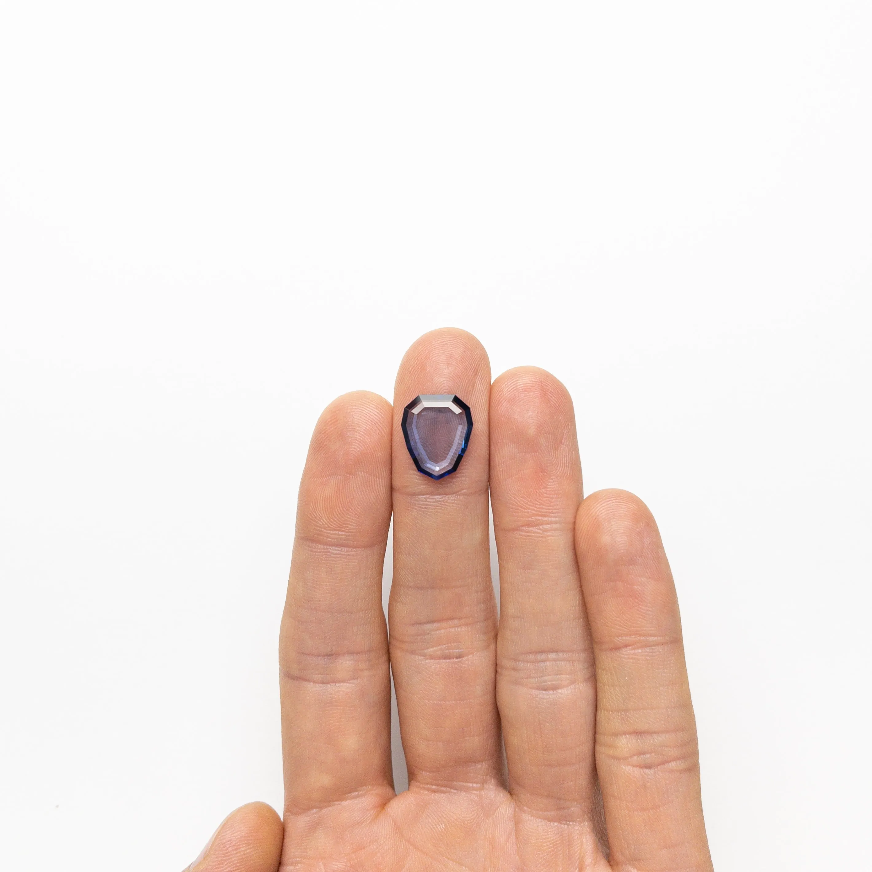 4.10ct 14.56x12.28x1.99mm Shield Portrait Cut Sapphire 20821-01