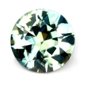 5.08 mm Certified Natural Green Sapphire