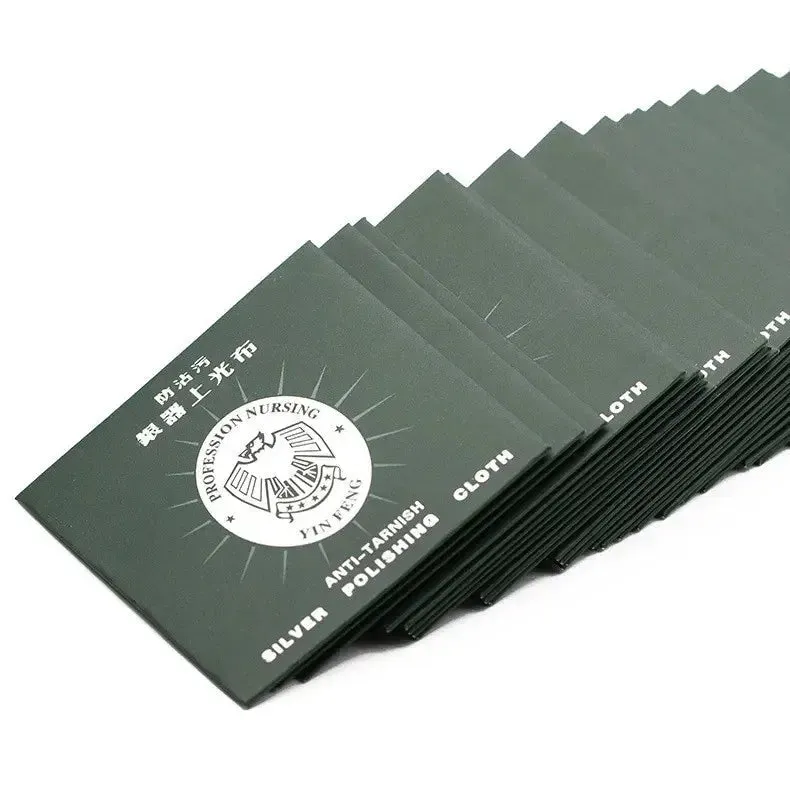 8.5x8.5cm Efficient and Reliable Silver Cleaning Cloth for Jewelry Polishing