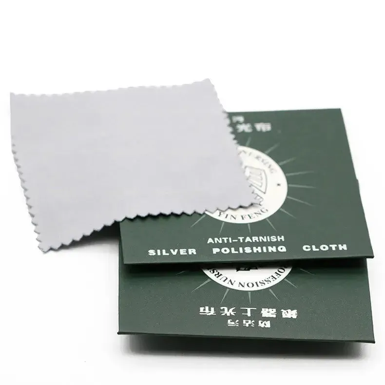 8.5x8.5cm Efficient and Reliable Silver Cleaning Cloth for Jewelry Polishing