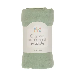 All4Ella Sage Muslin Wrap