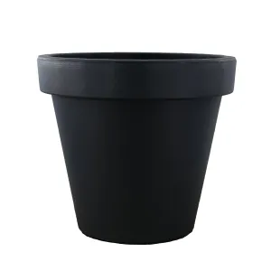 Anthracite Large Flower Pot Planter 35 x 31 cm