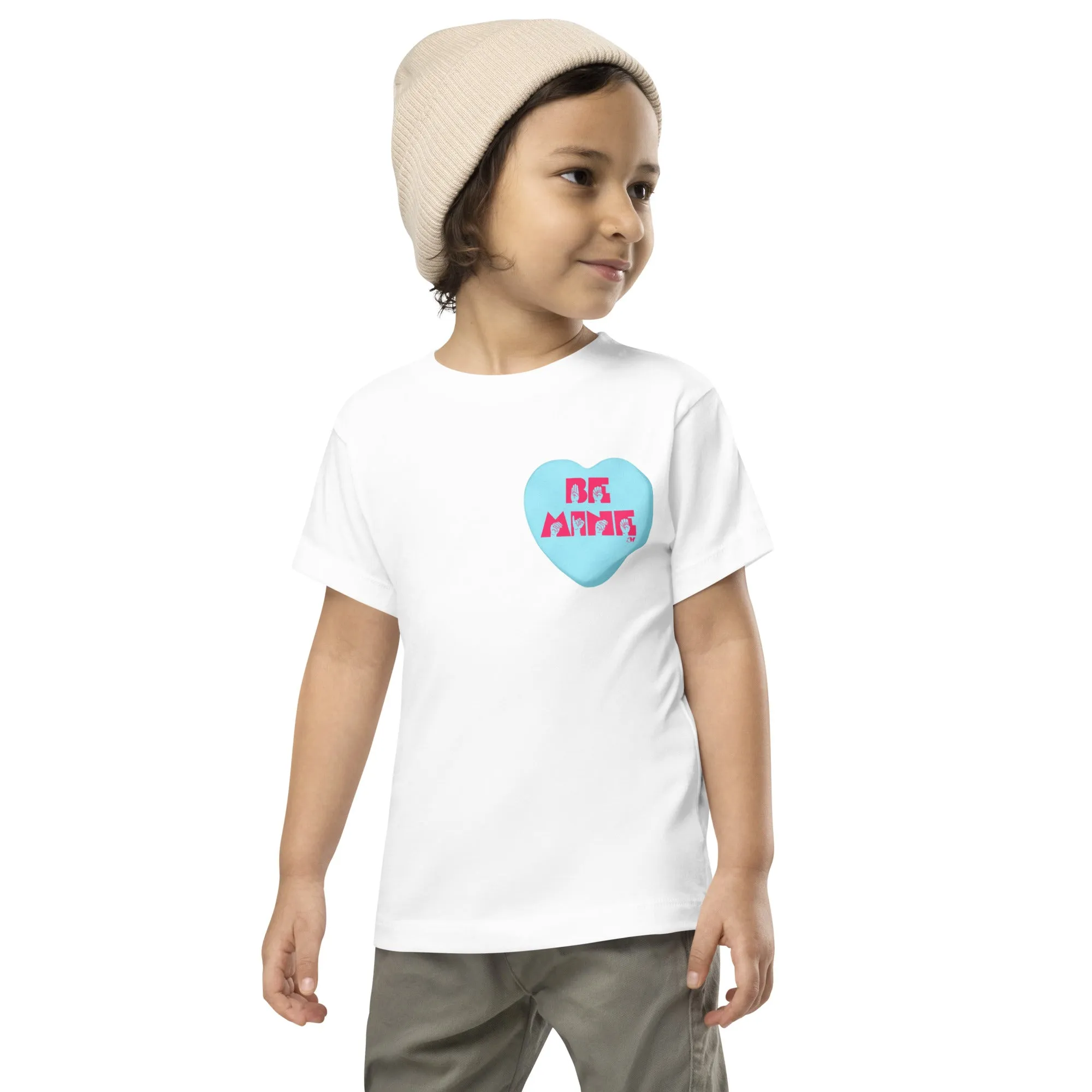 ASL Be Mine (Blue Pocket) Kids Tee