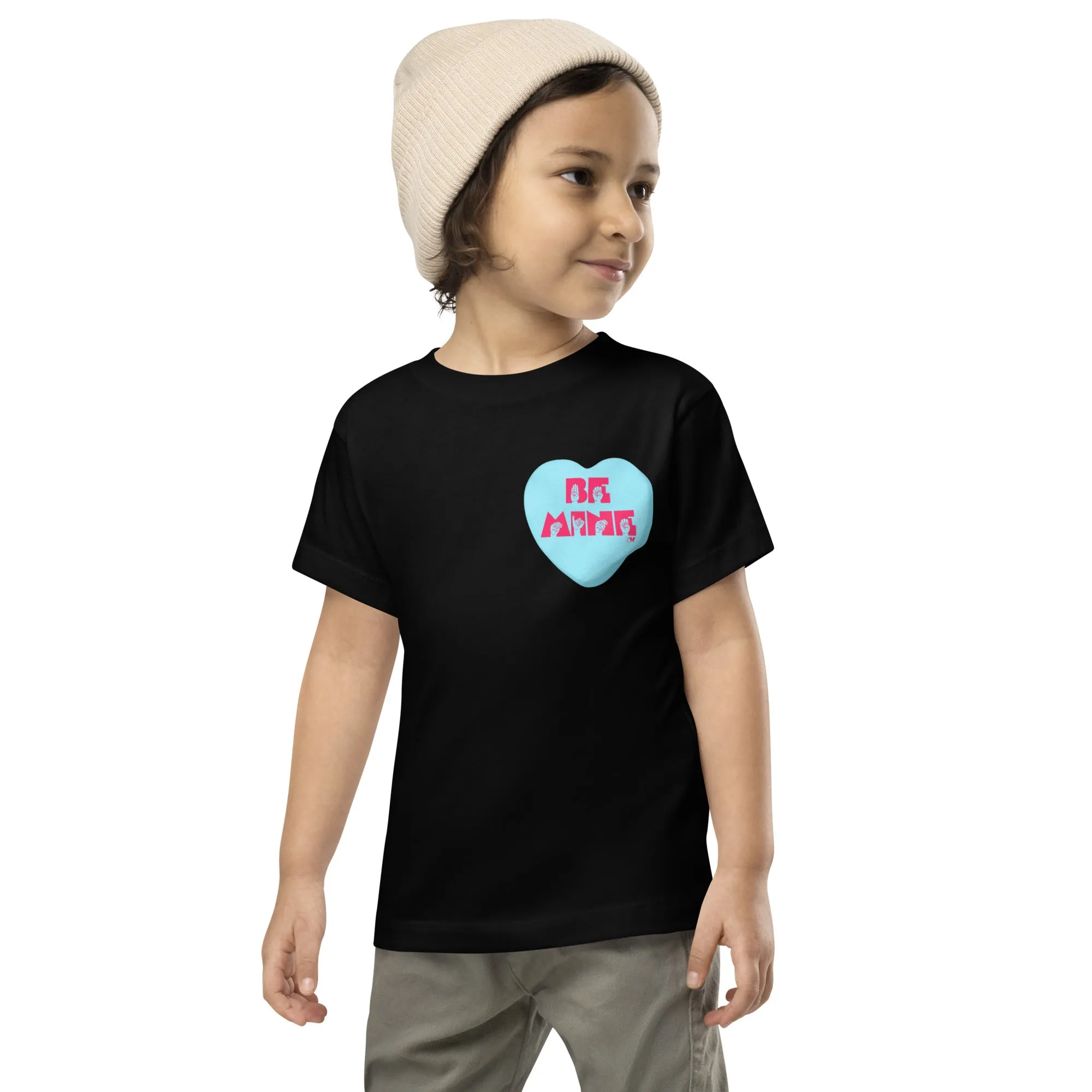 ASL Be Mine (Blue Pocket) Kids Tee