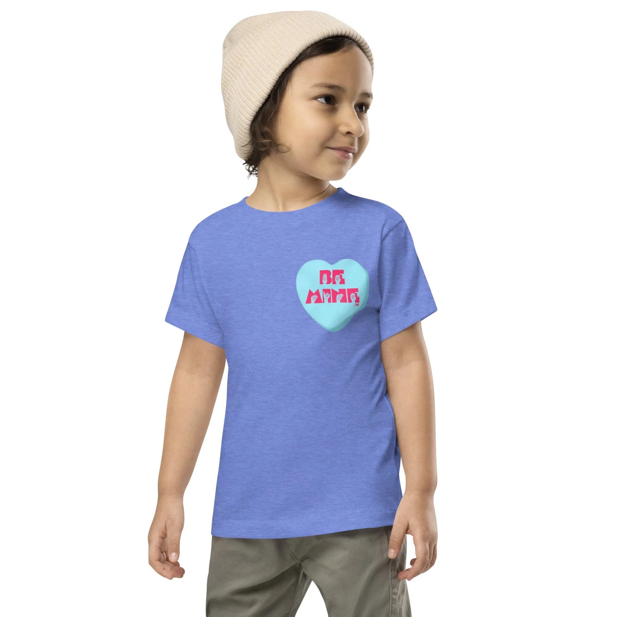 ASL Be Mine (Blue Pocket) Kids Tee