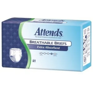 Attends Breathable Brief Extra Absorbency Size: X-Small (Part#BRBX10), Case of 96