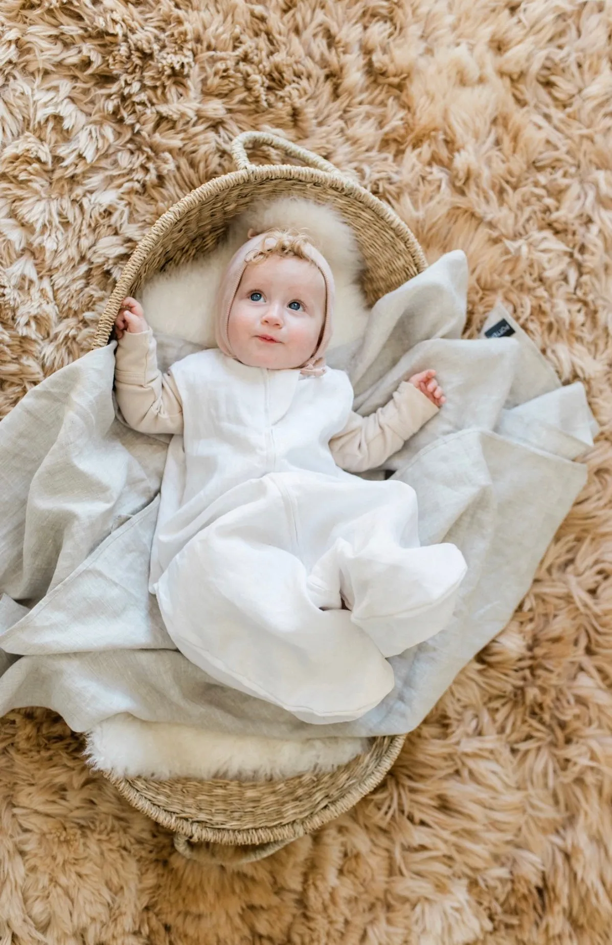 Avenue Linen Baby Blanket