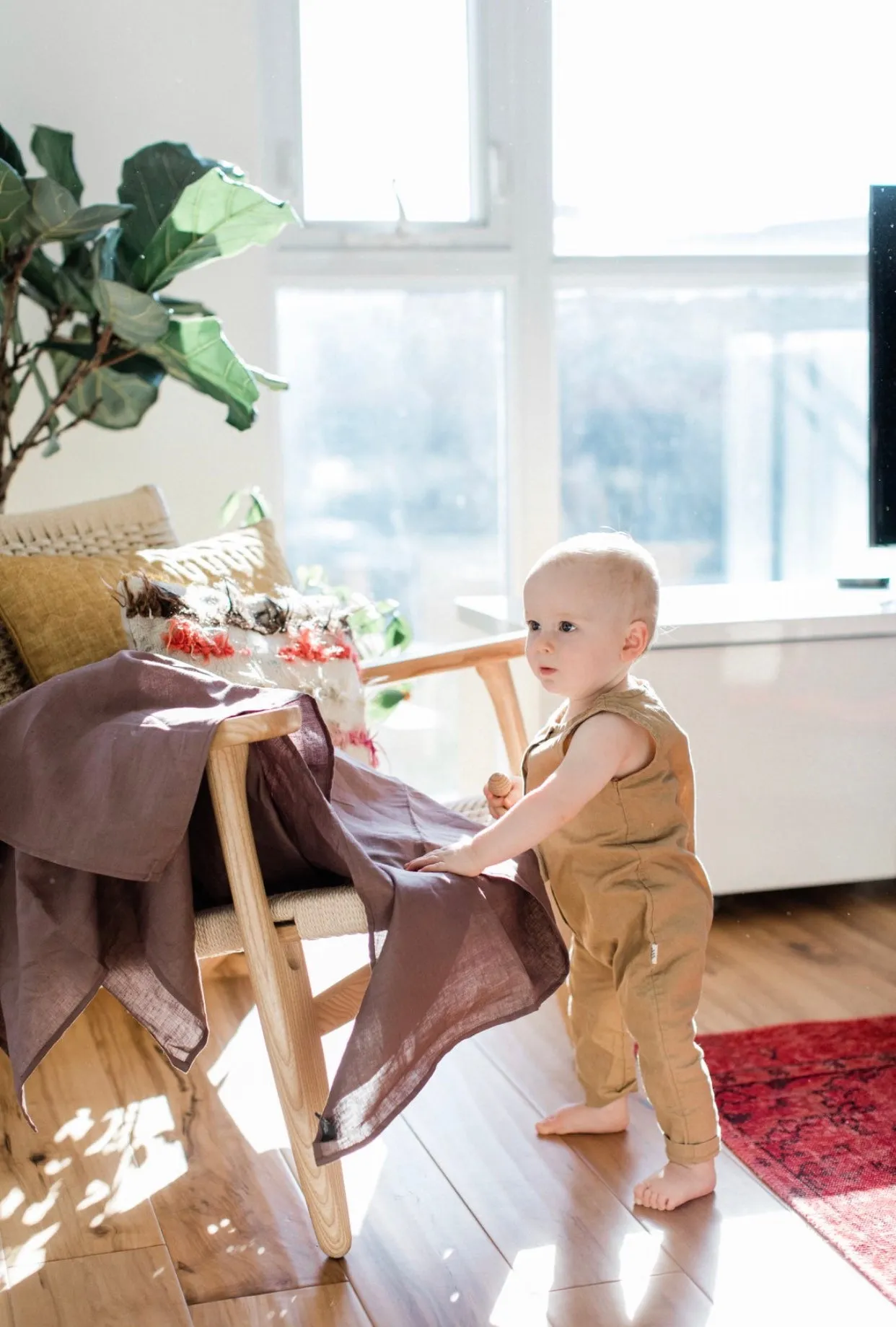 Avenue Linen Baby Blanket