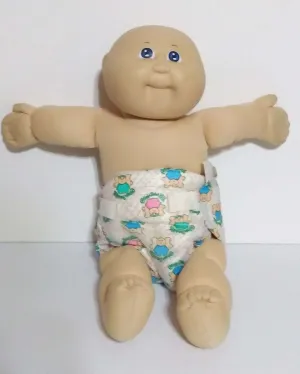 Bald Blue Eyed Cabbage Patch Kid Caleco